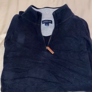 LandsEnd Navy Blue Quarter Zip